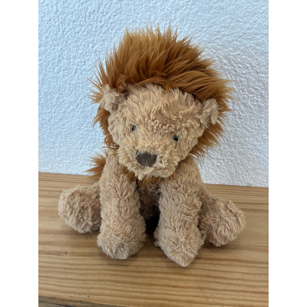 Jellycat Lion Fuddlewuddle Plush Stuffed Toy Medium 9" Cute Soft Floppy Sitting